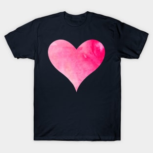 Love Pink Watercolor T-Shirt